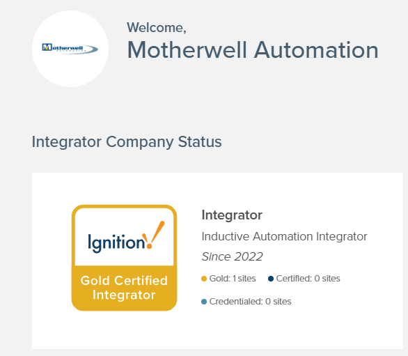 Motherwell Automation Now Ignition Gold Certified Integrator