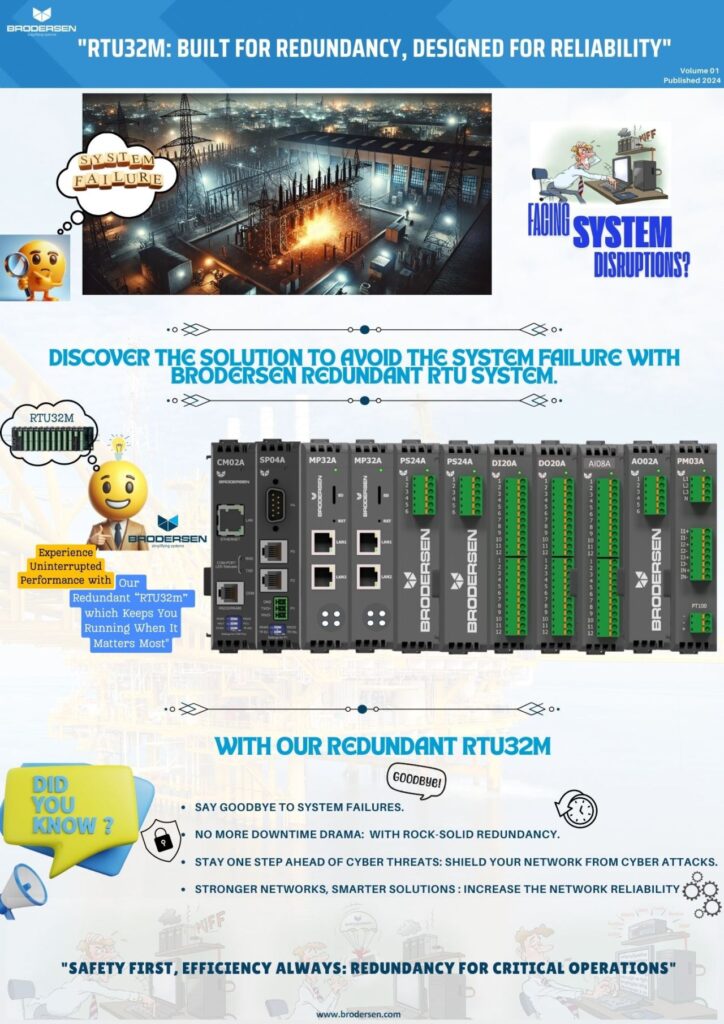 Brodersen RTU32M Rock-Solid Redundancy For Zero Interruptions